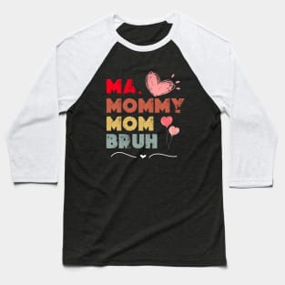 funny  Happy Mothers Day 2024 Mommy Shirt Gift from Son   Birthday Women Baseball T-Shirt